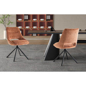 Stoel Dante | 51 x 60 x 86 cm | Rust-design - Set van 2