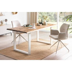 Eetkamertafel Manuel Acacia - Rechthoek - 200x100cm - Hoogte 75 cm