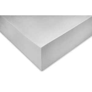 Zohome Hoeslaken Satinado - Onderlaken 1 persoons - 90x200 - 100% Katoen-Satijn - Grijs