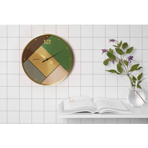 Cloudnola – SKU0069 – Wandklok – Ø20 cm – Rubik Gold