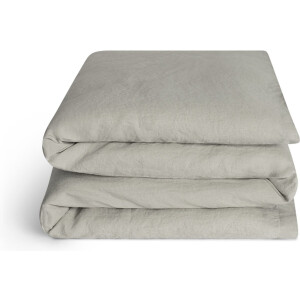 Yumeko kinderdekbedovertrek gewassen linnen mistig groen 100x135 - Biologisch & ecologisch