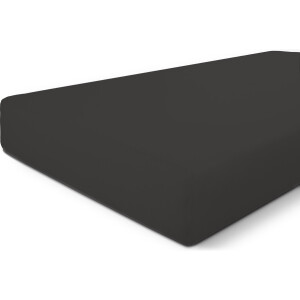 Byrklund Hoeslaken Bed Basics Cotton - 140x200 - 100% Katoen - Antraciet