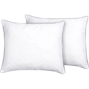 PELISTER - Kussen set van 2 - Wit - 50 x 60 cm - Katoen
