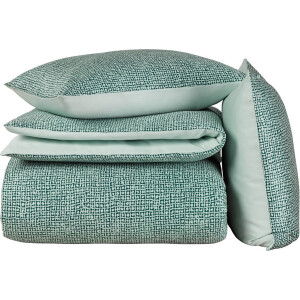 De Witte Lietaer Dekbedovertrek Katoen Satijn Cravat - Hotelmaat - 260 x 240 cm - Groen