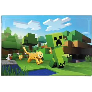 Poster Minecraft - ocelot chase - 61 x 91,5 - Papier - REINDERS
