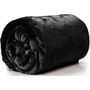 Unique Living plaid - Enzo - 130x180cm - Zwart