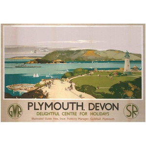 Pyramid Poster - Plymouth - 80 X 60 Cm - Multicolor