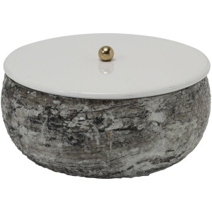 Present Time Keukenaccessoire Mosaic Marble - Wit - 16.5x16.5x7.5cm - Modern