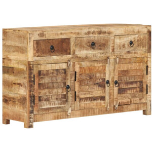 vidaXL - Dressoir - 110x30x65 - cm - massief - mangohout