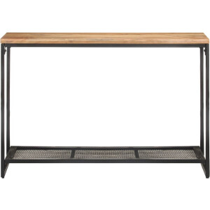 vidaXL Wandtafel - 110x35x75 cm - Massief Acaciahout Houten Consoletafel - Salontafel - Wandtafel - Acacia Hout - Industrieel Design