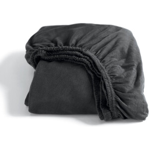 Cinderella - Hoeslaken - tot 35 cm matrashoogte - Double Jersey - 180x200/210 - Antraciet