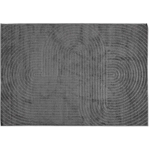 vidaXL - Vloerkleden - PALMERAS - Antraciet - 170 - x - 120 - cm - Polyester