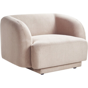 BELIANI SKJANES - Fauteuil - Taupe - Polyester