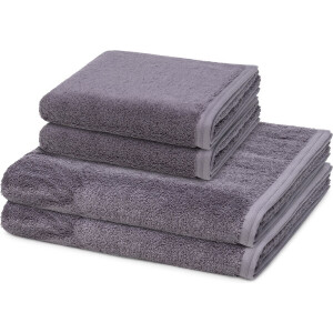 Vossen Sonstiges 2 X handdoek 2 X douchehanddoek - in set 4 pack Vegan Life