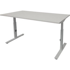 Verstelbaar Bureau - Linesto 200x80 grijs - alu frame