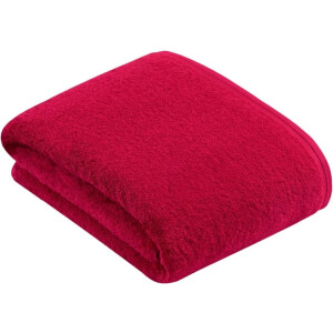 VOSSEN VEGAN LIFE HANDDOEK KERSENROOD 50/100