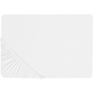 BELIANI JANBU - Laken - Wit - 90 x 200 cm - Katoen