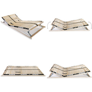 vidaXL Lattenbodem met 28 latten 7 zones 90x200 cm - Bedbodem - Bedbodems - Lattenbodem - Lattenbodems