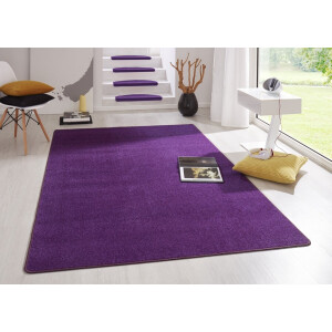 Flycarpets Uni Laagpolig Effen Vloerkleed - Fancy - Paars 200x280 cm
