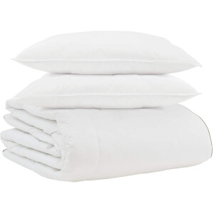 vidaXL - Winter - Duvet - met - kussen - 3 - st - Wit - Donsveer