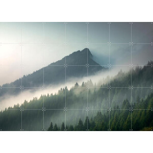 IXXI Mystical Mountains, Claire Droppert - 140 x 100 cm - Gratis ophangtool - Grote wanddecoratie en posters - Naturalisme, Realisme, Fotografie