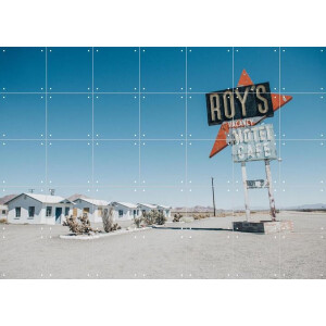 IXXI Roy's, Chris Abatzis - 140 x 100 cm - Gratis ophangtool - Grote wanddecoratie en posters - Fotografie, Vintage, Café, Eetkamer, Woonkamer, Gang