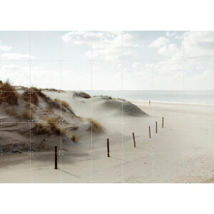 IXXI Minimalistic Beachviews, Claire Droppert - 140 x 100 cm - Gratis ophangtool - Grote wanddecoratie en posters - Minimalistisch, Fotografie