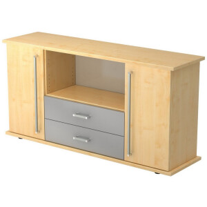 Kapa SB | Dressoir | met deuren + laden Pruim / Wit