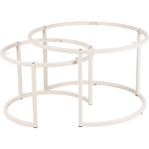 MaximaVida frame Chicago ronde salontafel set ivoor - maak zelf je salontafel set
