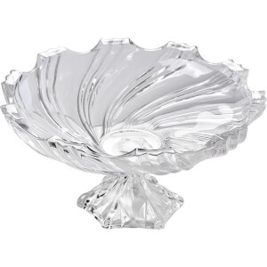 Clayre & Eef Fruitschaal Ø 38x21 cm Transparant Glas