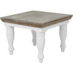 Fleur Bijzettafel | Wit | 60x60x45