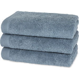 Casilin - Como - set van 3 handdoeken - 50x100 - Jeans Blauw