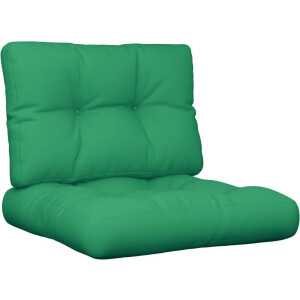 vidaXL - Palletkussens - 2 - st - stof - groen