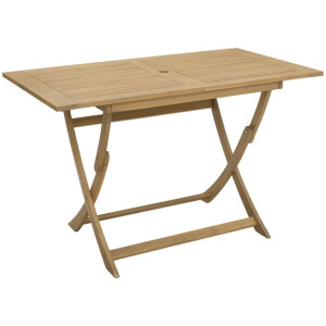 vidaXL Tuintafel - Tuintafels - Tuintafel - Tuintafels - Tuintafel inklapbaar 120x70x75 cm massief acaciahout