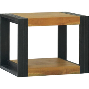 vidaXL - Badkamerwandkast - 45x45x35 - cm - massief - teakhout