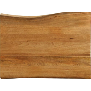 vidaXL - Tafelblad - met - natuurlijke - rand - 70x60x3,8 - cm - massief - mangohout