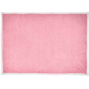 BELIANI HONEYCOMB - Bedsprei - Roze - 150 x 200 cm - Polyester