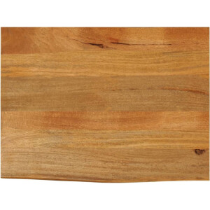 vidaXL - Tafelblad - met - natuurlijke - rand - 70x60x2,5 - cm - massief - mangohout