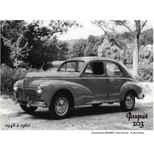 metalen wandbord Peugeot 203 15x20 Tin Sign