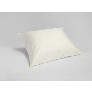 Yumeko kussensloop katoensatijn warm wit 50x70 - Bio, eco & fairtrade - 1 stuk