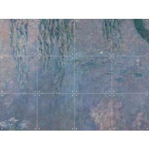 IXXI The two Willows detail II, Claude Monet & Musée de l'Orangerie - 80 x 60 cm - Gratis ophangtool - Grote wanddecoratie en posters - Olieverf