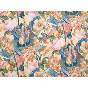 IXXI Furnishing Fabric III, Victoria and Albert Museum - 80 x 60 cm - Gratis ophangtool - Grote wanddecoratie en posters - Art Nouveau, Vintage