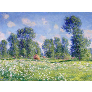 IXXI Effect of Spring - Giverny, Claude Monet & Bridgeman Images - 80 x 60 cm - Gratis ophangtool - Grote wanddecoratie en posters - Klassiek