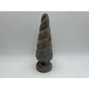 Houten decoratie boom op voet bruin grijs 31 x 10 cm | HSH678632 | Home Sweet Home | Stoer & Sober Woonstijl