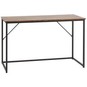 BELIANI PEMBRO - Bureau - Donkere houtkleur - Vezelplaat