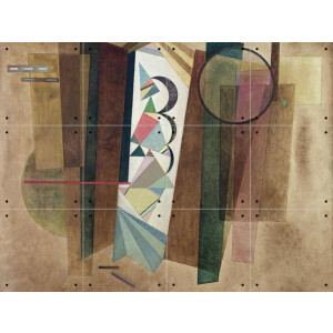 IXXI Development in Brown, Kandinsky & Bridgeman Images - 80 x 60 cm - Gratis ophangtool - Grote wanddecoratie en posters - Abstract, Geometrische
