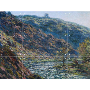IXXI Valley of the Petite Creuse, Claude Monet & Museum of Fine Arts Boston - 80 x 60 cm - Gratis ophangtool - Grote wanddecoratie en posters -
