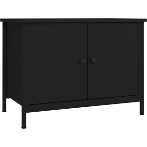 vidaXL - Tv-meubel - met - deuren - 60x35x45 - cm - bewerkt - hout
