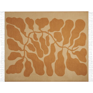 BELIANI BANGRE - Plaid - Oranje - 130 x 170 cm - Polyester