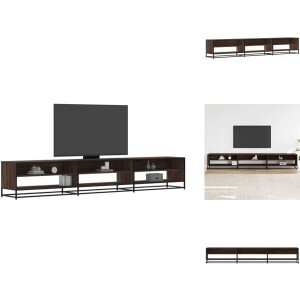 vidaXL Tv-meubel - Tv-meubelen - Tv Kast - Opbergkast - Tv-meubel 270x40x46 cm bewerkt hout bruin eikenkleurig